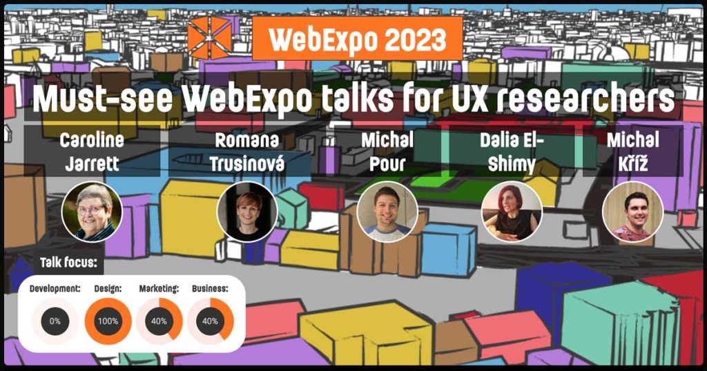 I’m a UX researcher, and here’re my must-see WebExpo talks