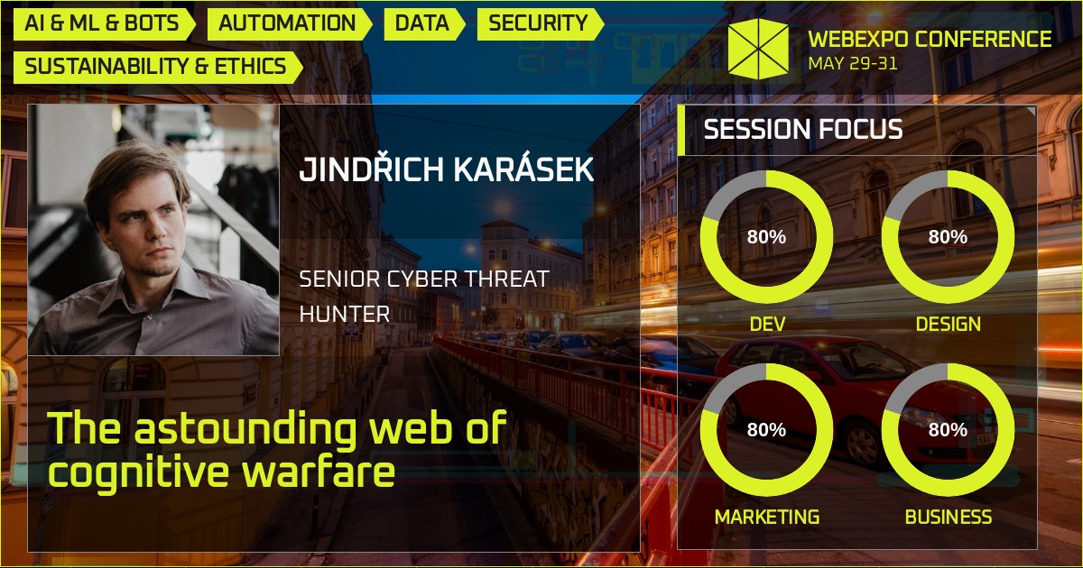 The astounding web of cognitive warfare – WebExpo Conference