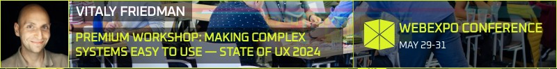 Premium Workshop: Making complex systems easy to use — State of UX 2024