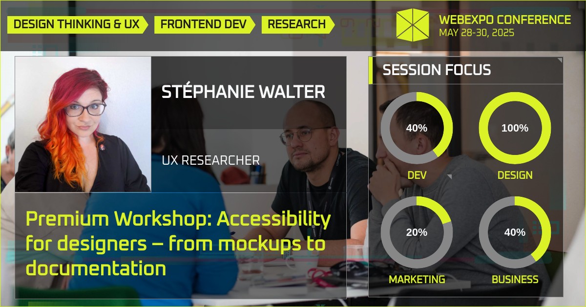 Premium Workshop: Accessibility for designers – from mockups to documentation