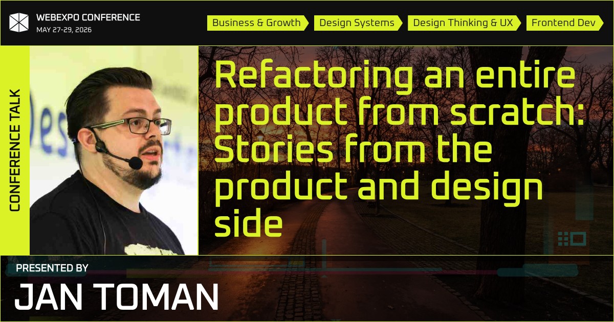 Refactoring an entire product from scratch: Stories from the product and design side
