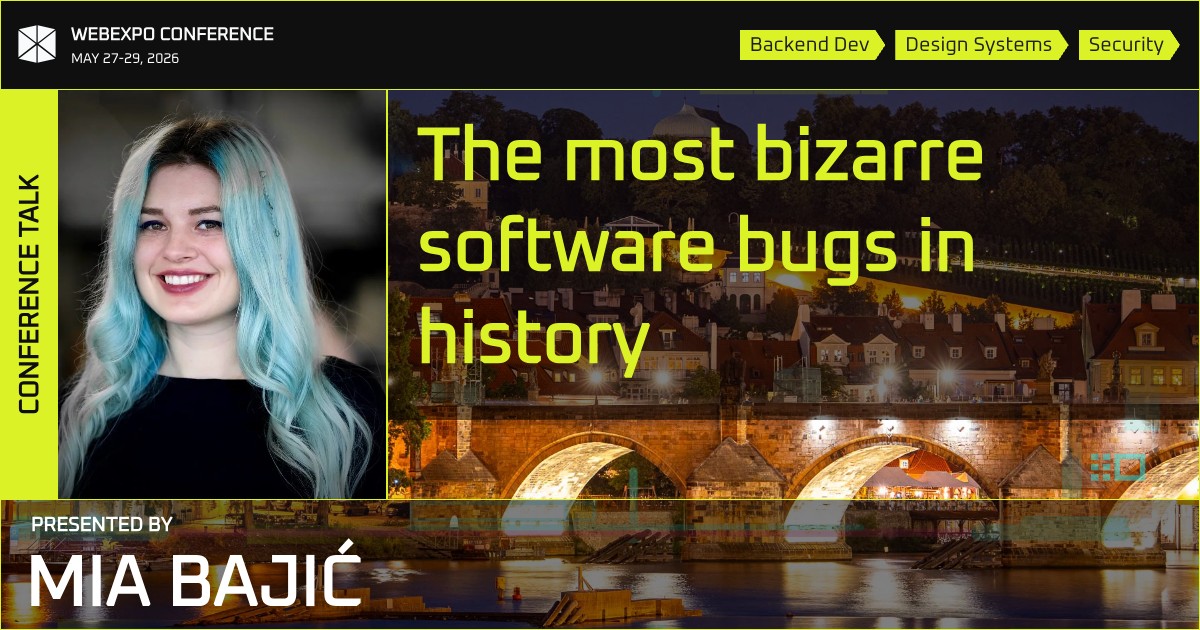 Conference Bug The most bizarre software bugs in history – WebExpo Conference