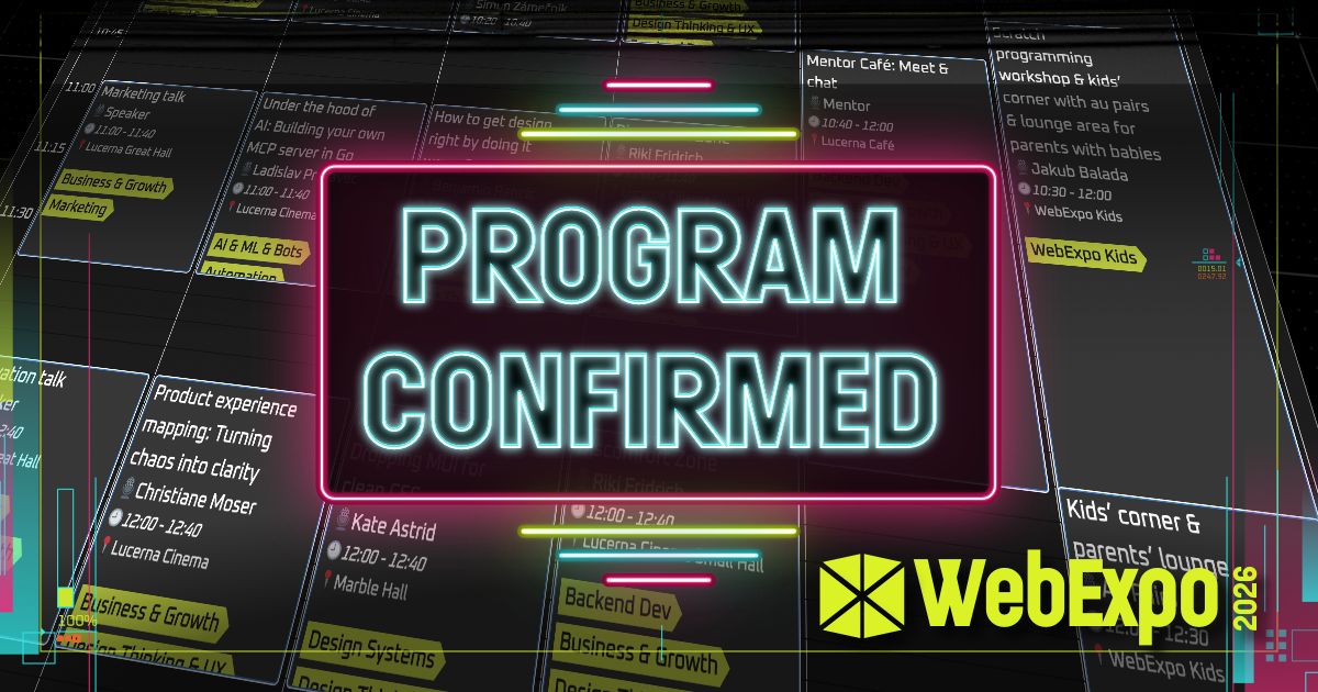 WebExpo 2026 Program